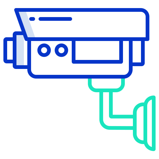 ikona kamera, monitoring, cctv