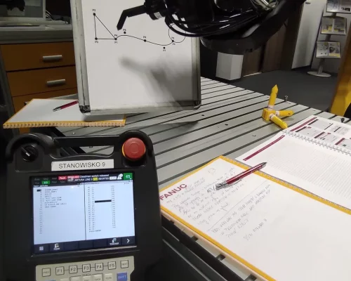Programowanie robota fanuc M20i - aplikacja Arc welding